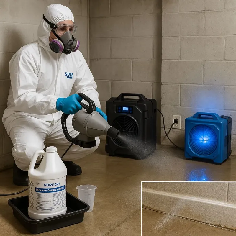 Sanitization and Odor Removal process in Ashford, WI