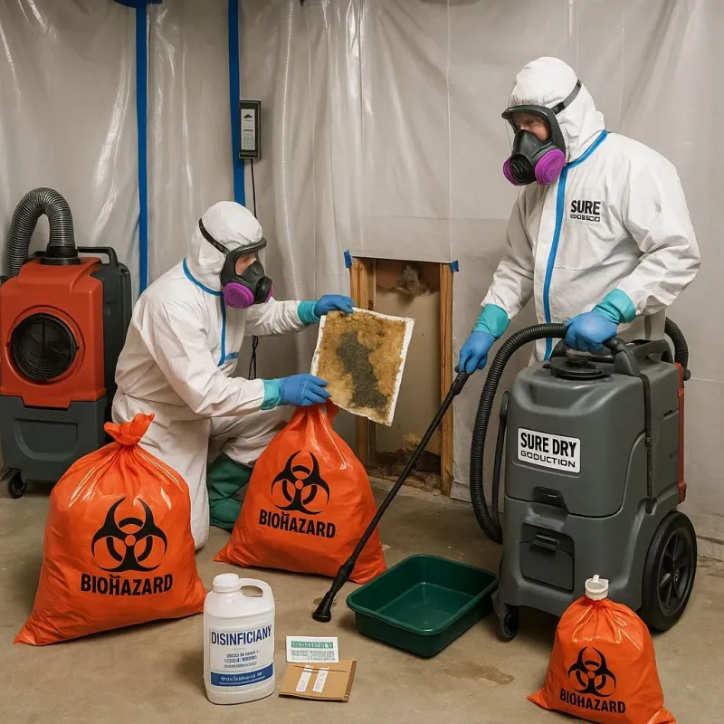 Contaminated Water Handling Protocols process in Ashford, WI