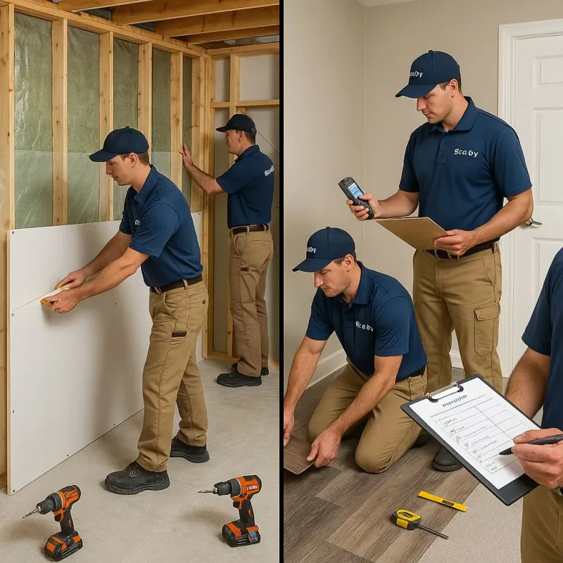 Repairs and Reconstruction process in Ashford, WI